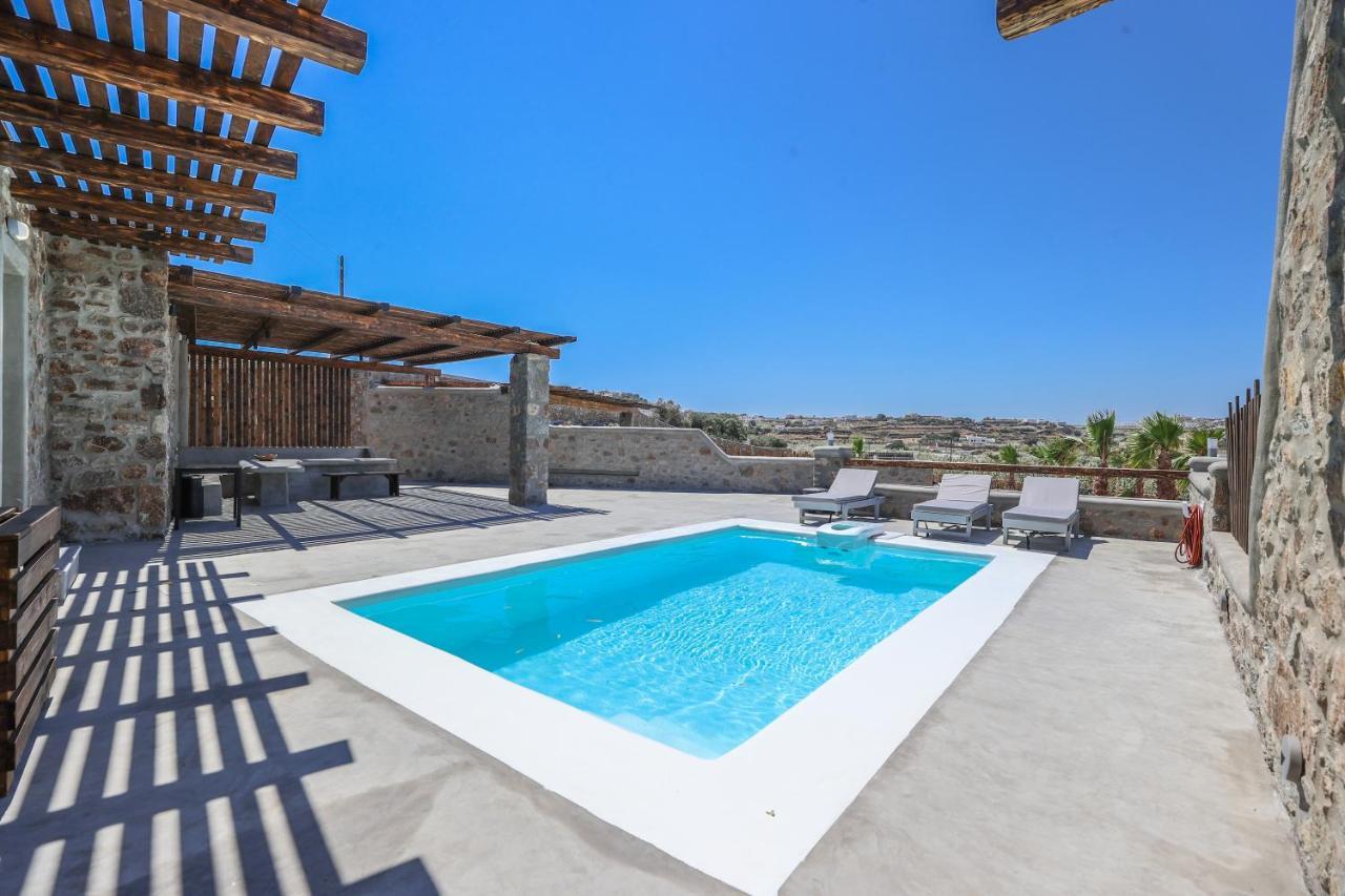 The George Villas With Private Pool, Close To Mykonos Town - Chora Exteriör bild