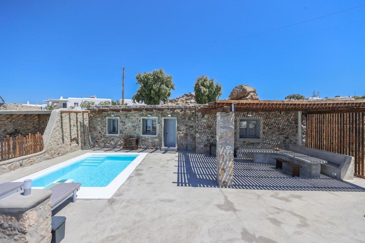 The George Villas With Private Pool, Close To Mykonos Town - Chora Exteriör bild