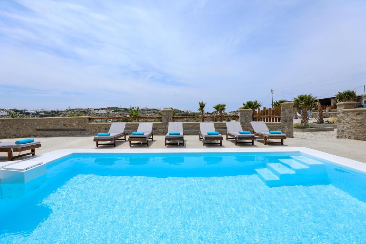 The George Villas With Private Pool, Close To Mykonos Town - Chora Exteriör bild