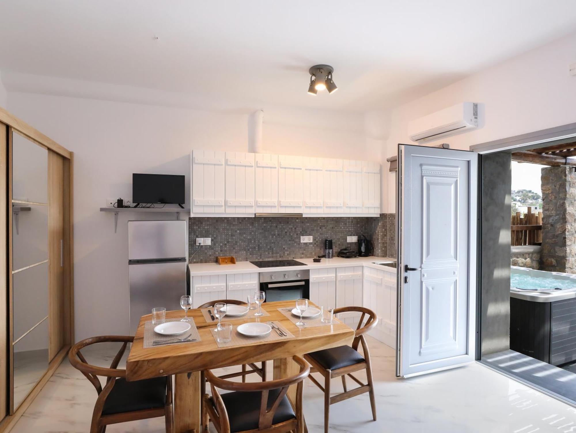The George Villas With Private Pool, Close To Mykonos Town - Chora Exteriör bild