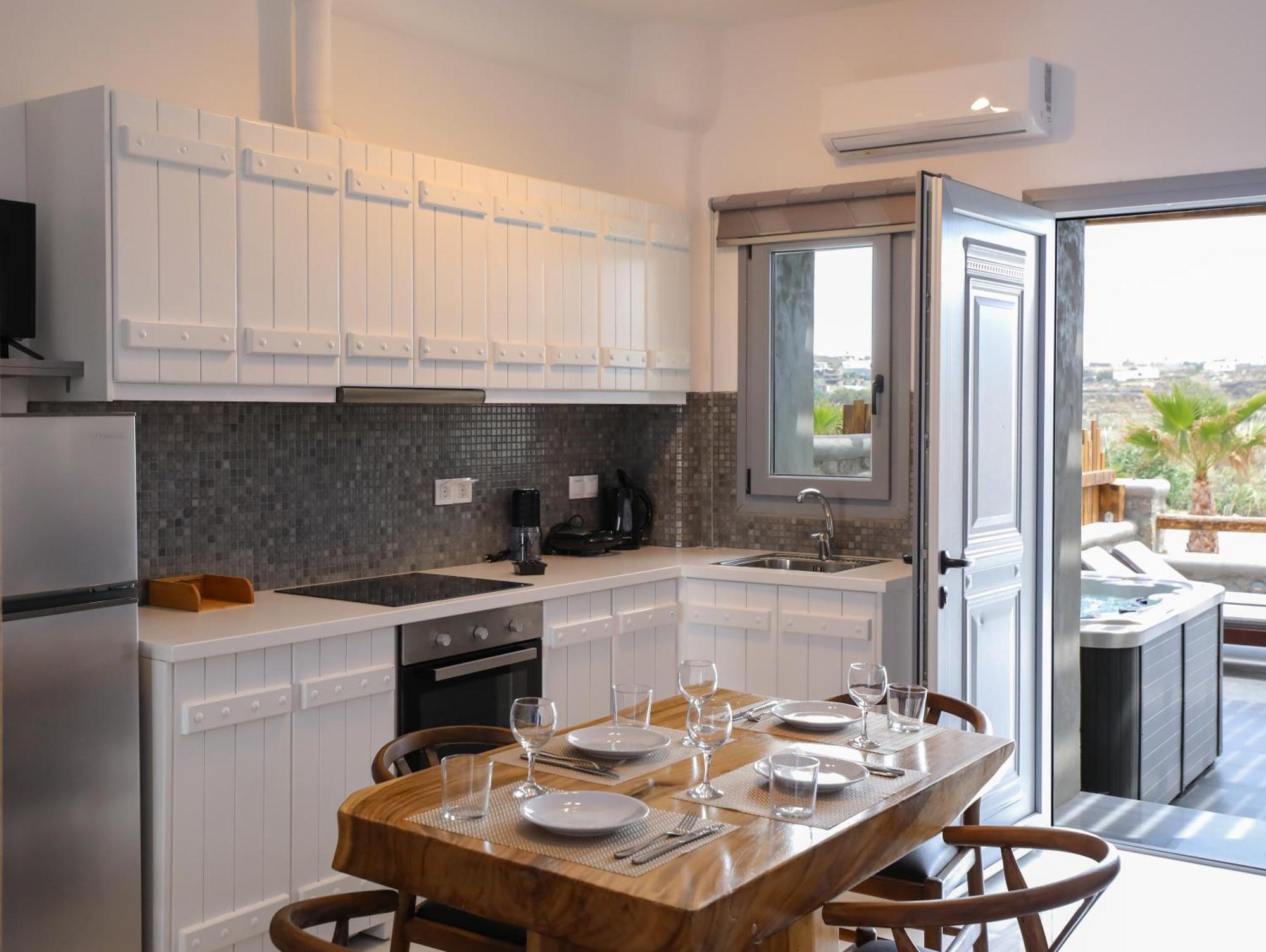 The George Villas With Private Pool, Close To Mykonos Town - Chora Exteriör bild