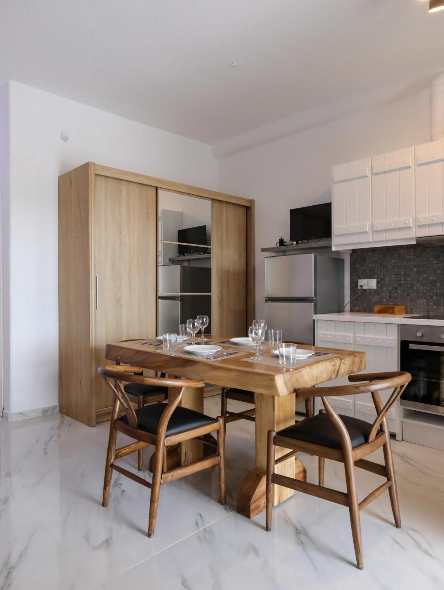 The George Villas With Private Pool, Close To Mykonos Town - Chora Exteriör bild